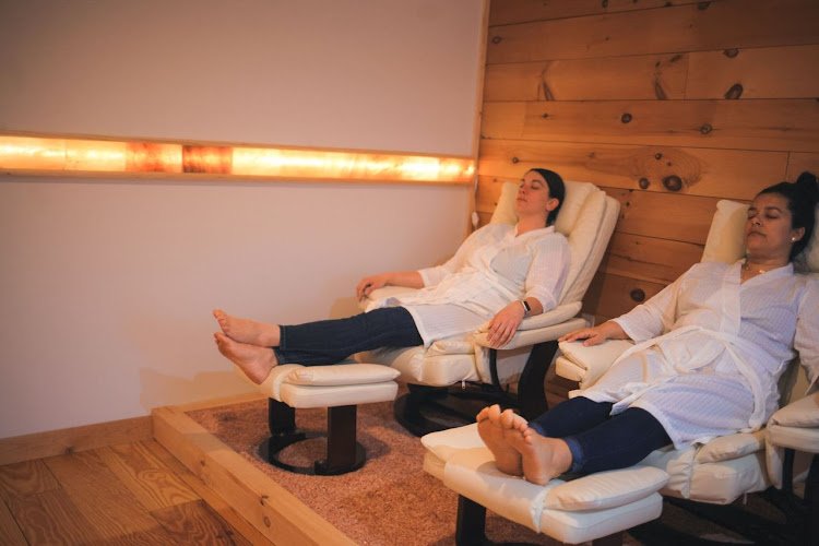 The Salt Lounge of Milford Salt Cave in Milford Pennsylvania